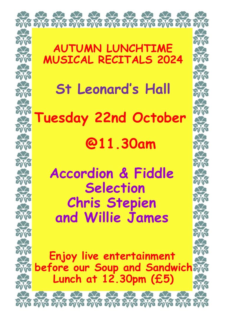 Whats happening in the Urban West Moray Church of Scotland